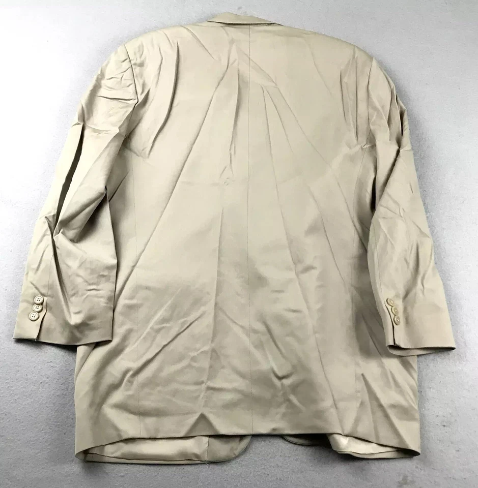 Blazer Coppley Para Hombres 42 Regular Marfil Lana Chaqueta Abotonada Foto 4 de 4