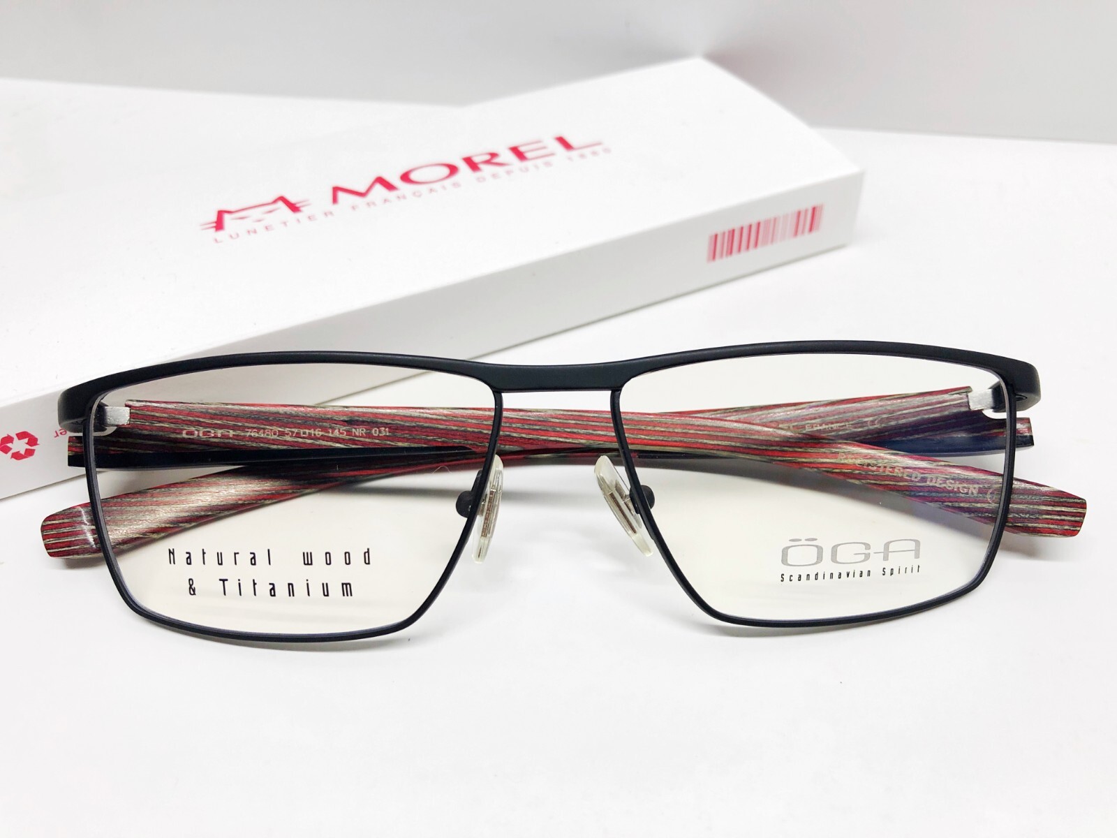 NEW ÖGA 7648O NR031 TINANIUM Holz- BrilleWood- EyeglassesFrameLunettes