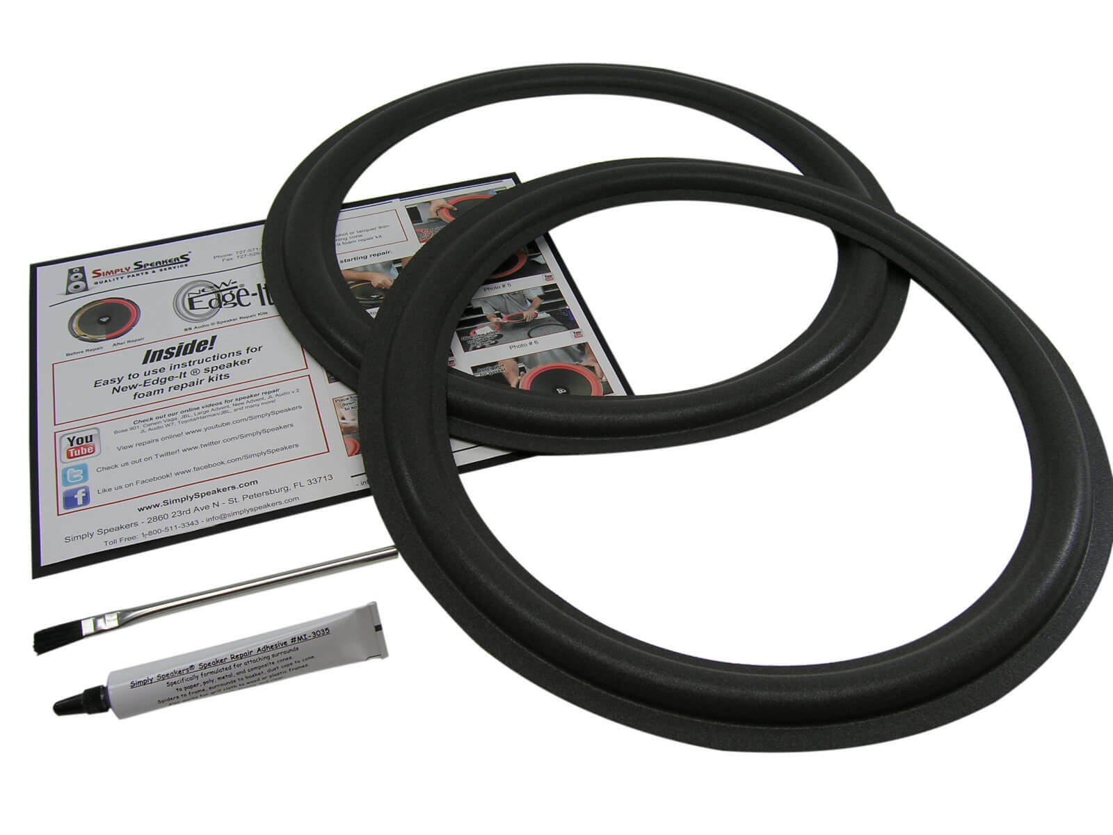 INFINITY SM-152 SM152 15" Woofer Parts Speaker Foam Edge Repair Kit # FSK-15A