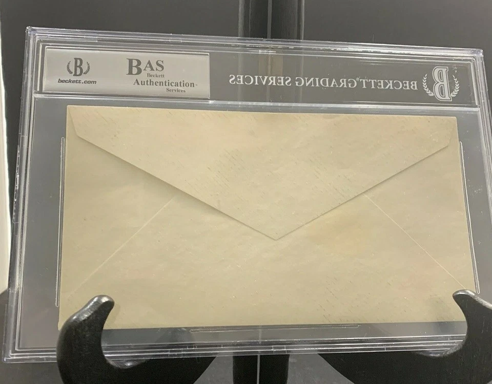 Pee Wee Reese (d.1999) Dodgers First Day Cover HOF Signed Autograph Beckett - Image 2 of 4
