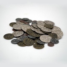 Assorted Celtic-Themed Coins for Gaming 