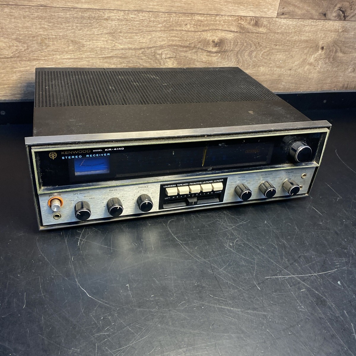 Vintage 1970 Kenwood KR-4140 Stereo Receiver Amp Japan - For