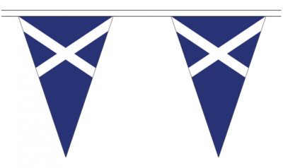 Marine St Andrews 20M Dreieck Flagge Wimpelkette - große 54 Flaggen - dreieckig 