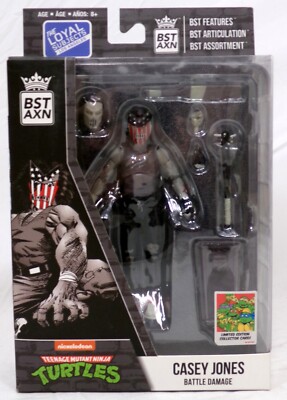 Loyal Subjects BST AXN TMNT Casey Jones Kampfschaden 5'' Figur Komplett