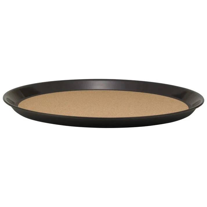 Winco Easy Hold Round Tray, 16-Inch, Black by Winco - Image 2 of 2