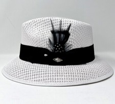 Whittier Viejo Lowrider Fedora Straw Hat Mens...