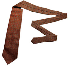 Ermenegildo Zegna Tie Men's Polka Dot 100 Silk Necktie Handmade In Italy