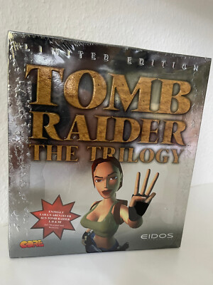 TOMB RAIDER: THE TRILOGY LIMITED EDITION - PC BIG BOX - NEW - SEALED - NO VGA