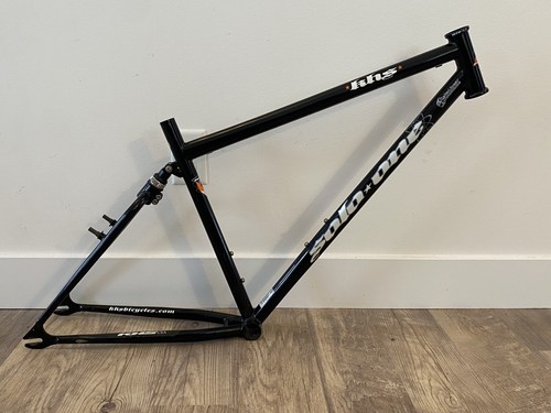 KHS Solo One SS Single Speed Steel Mountain Bike Frame Med Black ...