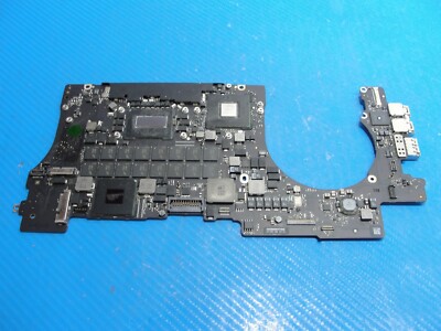 MacBook Pro A1398 15'' 2013 ME664LL i7-3635QM 2.4/16GB Logic Board 661-7384 AS IS