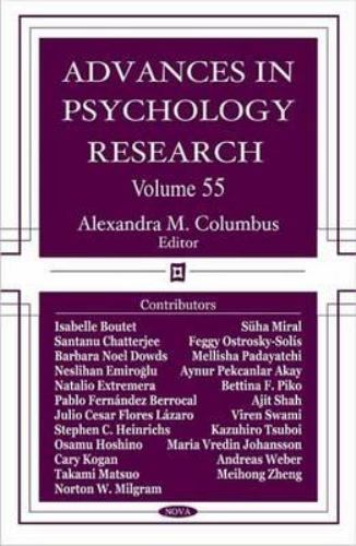 Advances in Psychology Research, Hardcover by Columbus, Alexandra (EDT), Like...