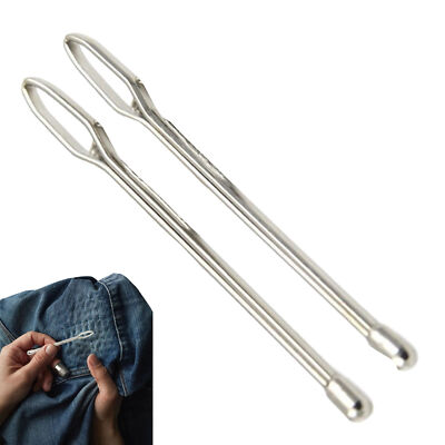 2Pcs Drawstring Threader Metal Drawstring Rope Threaders Sewing Tools Elastics
