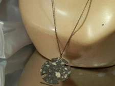 COOOL Large Vintage 70's Maltese Cross Sterling Chain XX Unique Necklace 674my1