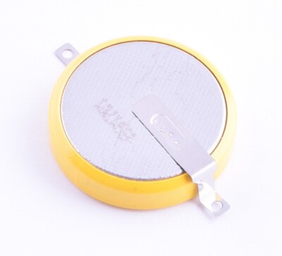 Li-Ion Akku LIR2450-LBY2 EEMB 3,7V 120mAh 2 Lötfahnen Knopfzelle 24,5x5mm