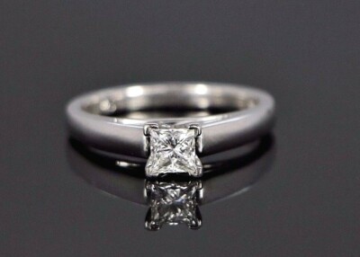 $2,675 The Leo Diamond 14K White Gold Platinum Princess Engagement  Ring