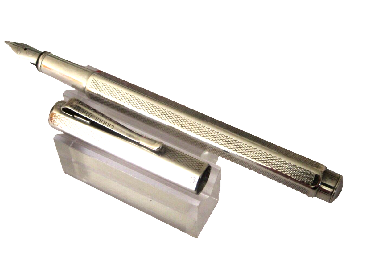 Stylo Plume Caran D'Ache Écridor Palladium - Plume Moyenne M - Occasion Très Bon état