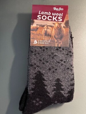 Ting Jun Lamb Wool Socks for Shoe Size 6-9.5