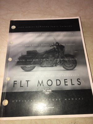 Harley Davidson FLT Parts Catalog 1999 2 Books 99456-99 /99483-99A