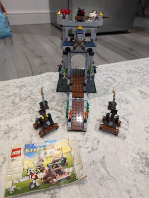 Lego Castle 7079 Drawbridge Defense and 7950 catapults rare vintage  sets UK