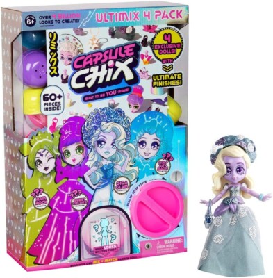 Kapsel Chix Ultimix 4 Puppen Mega Pack 20 x Kapseln extra große Packung NEU