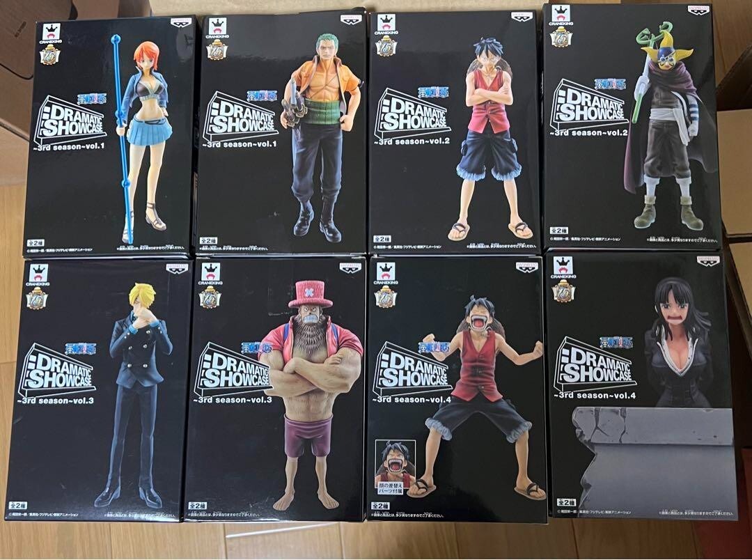 One Piece Dramatic Showcase 3rd season Complete set of 8 One Piece Dramatic Showcase 3rd season Complete set of 8