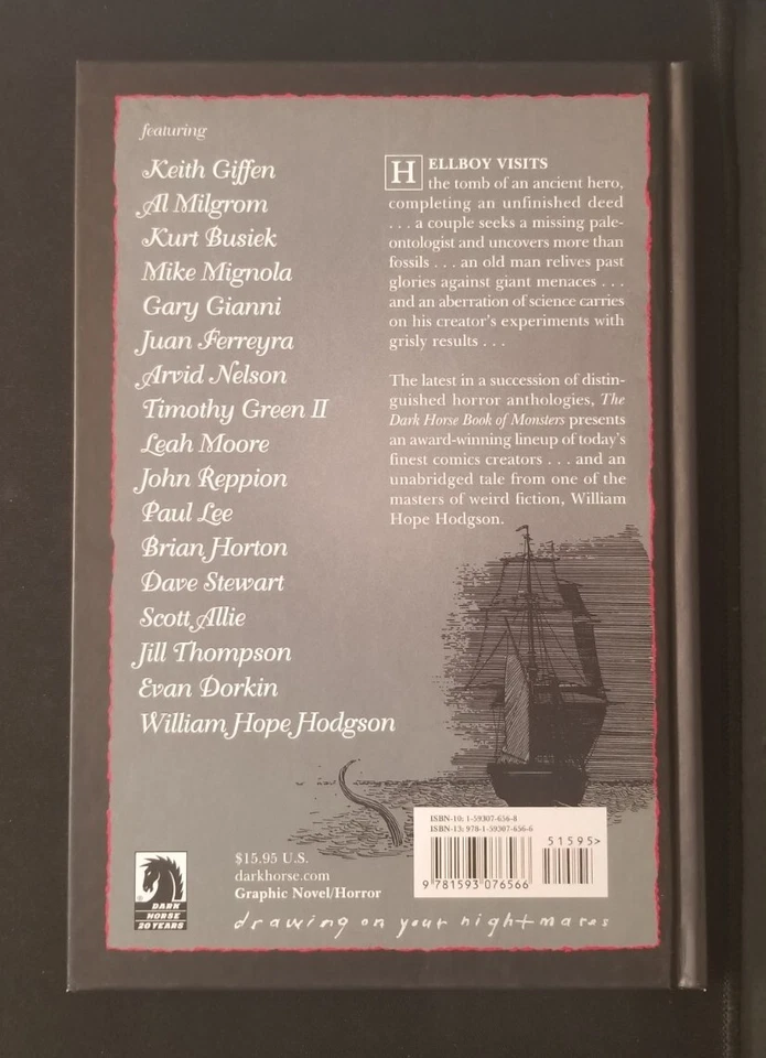 THE DARK HORSE BOOK OF MONSTERS HC Novela Gráfica Terror (1ª Edición) 2006 Foto 2 de 4