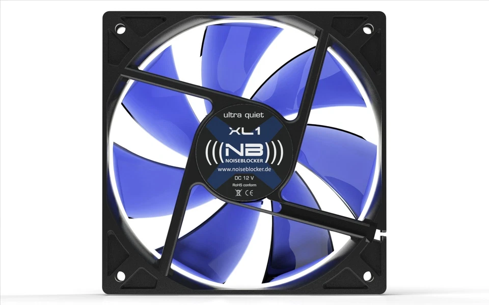 Noiseblocker XL1 NB-BlackSilentFan 120mm Gehäuselüfter #30203