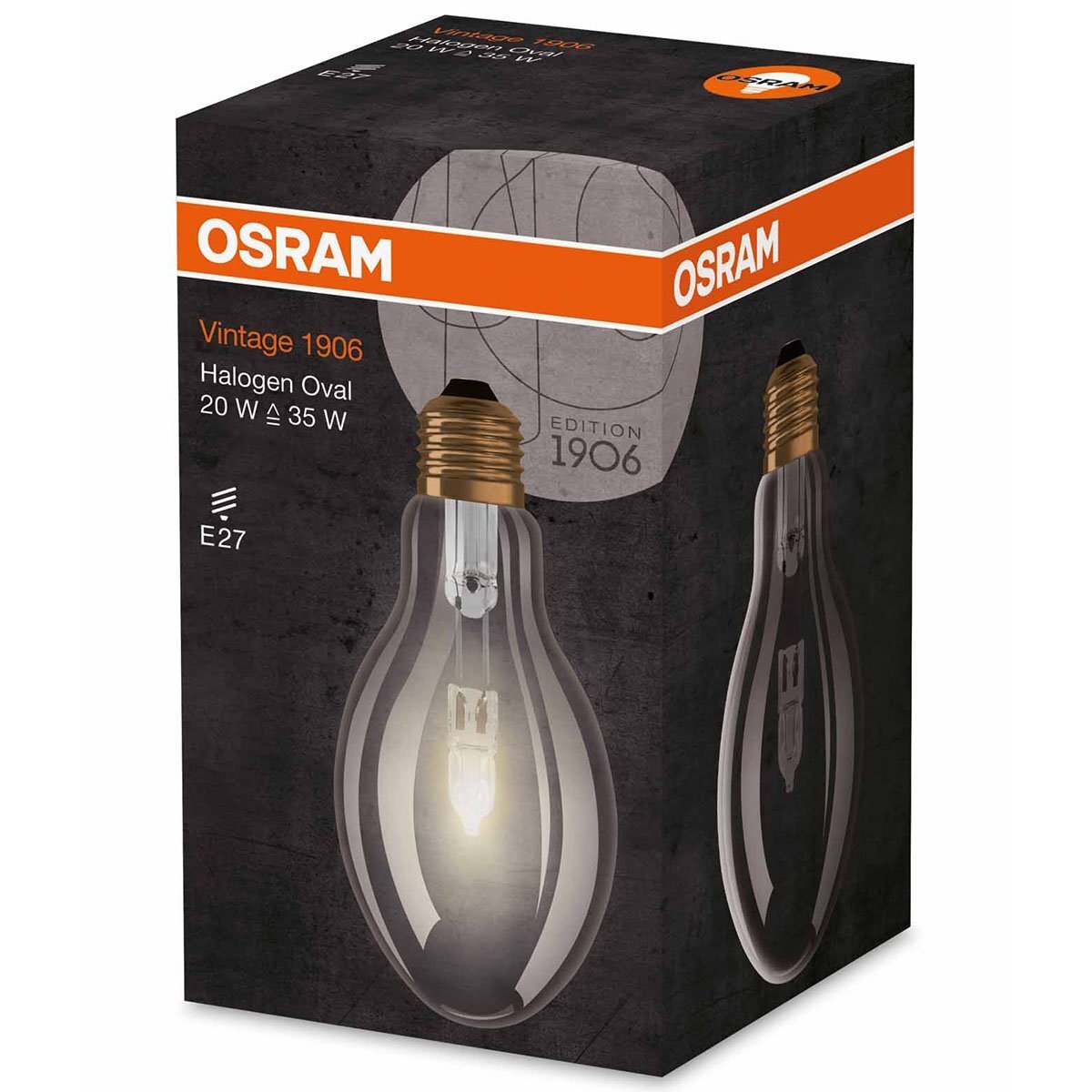 OSRAM Vintage Edition oval E27-sockel Dimmbar 20w. 2700k online 