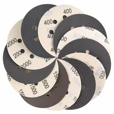 5in 400-2000 Grit Sanding Discs Hook Loop Wet Dry Sandpaper Orbital Sander Paper