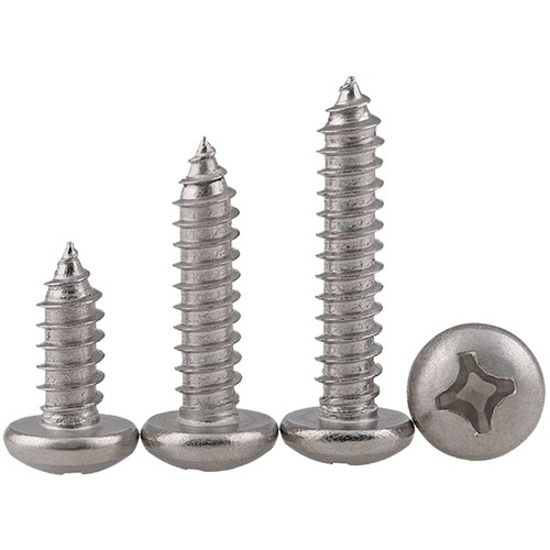 M2 M2.2 M2.6 Stainless Steel Phillips Pan Head Wood Screws Self Tapping Screws - Picture 11 of 12