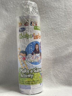 Chutes And Ladders Make A Game Activity Hasbro Gaming NEW and Sealed