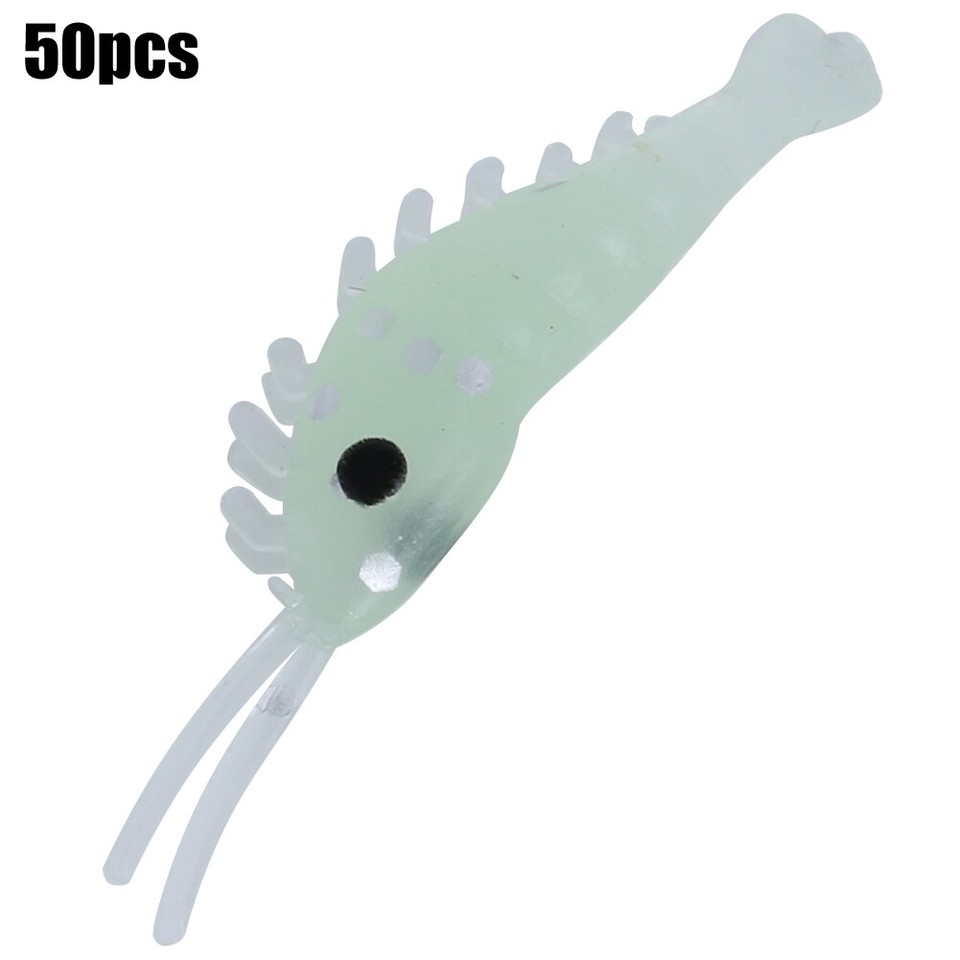 50Pcs Luminous Artificial Simulation Small Grass Shrimp Fishing Lure