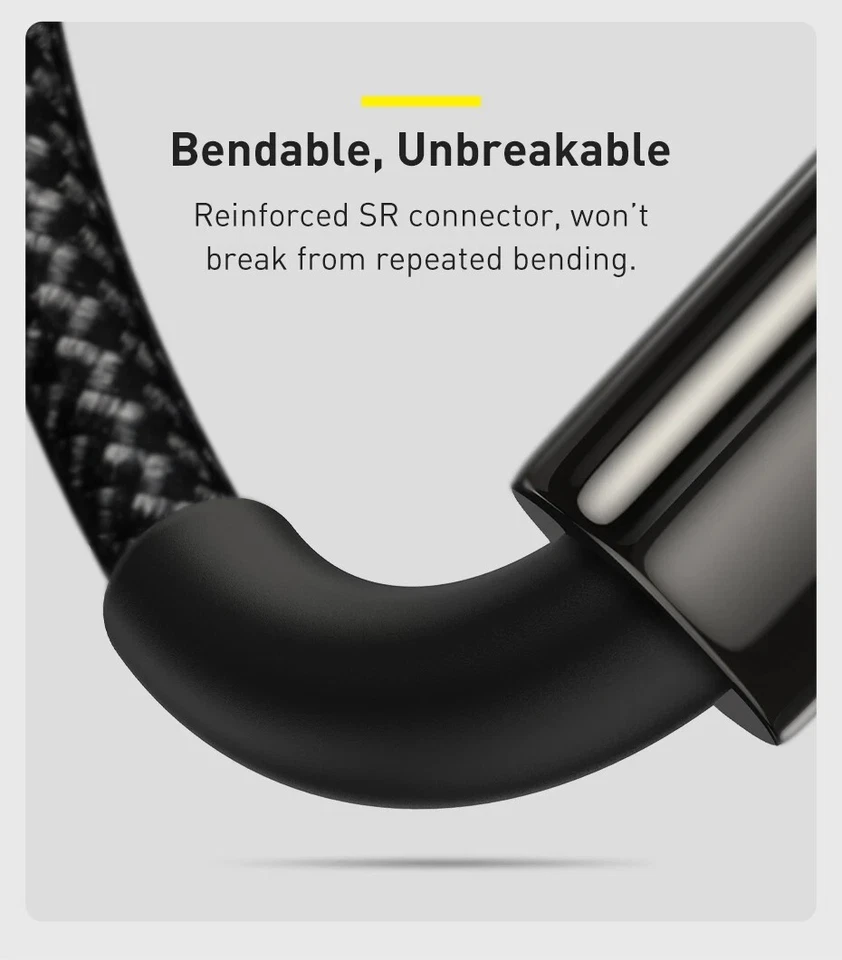 Baseus 3 in 1 USB Cable For iPhone 14 Pro Max Micro Type C Fast Charge Cable - Image 2 of 4