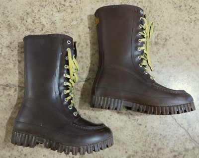 Pacific Foot Wear Insulated Steel Shank Waterproof Winter Boots Galoshes Men's 7