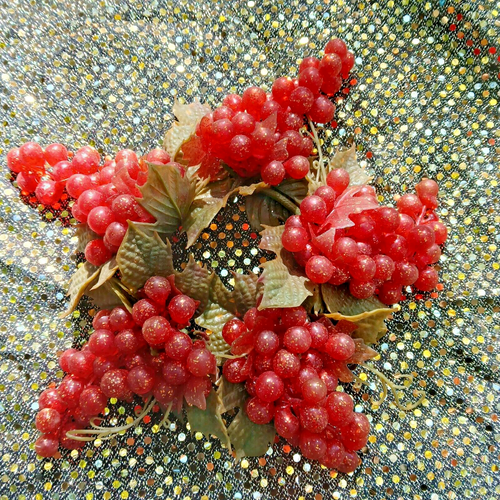 Vintage Plastic Berry Fruit Candle Ring Christmas For Pillar Candle eBay