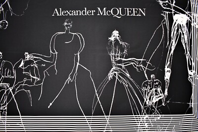 🆕️NEW Authentic ALEXANDER McQUEEN DANCING GIRLS 100% SILK Square