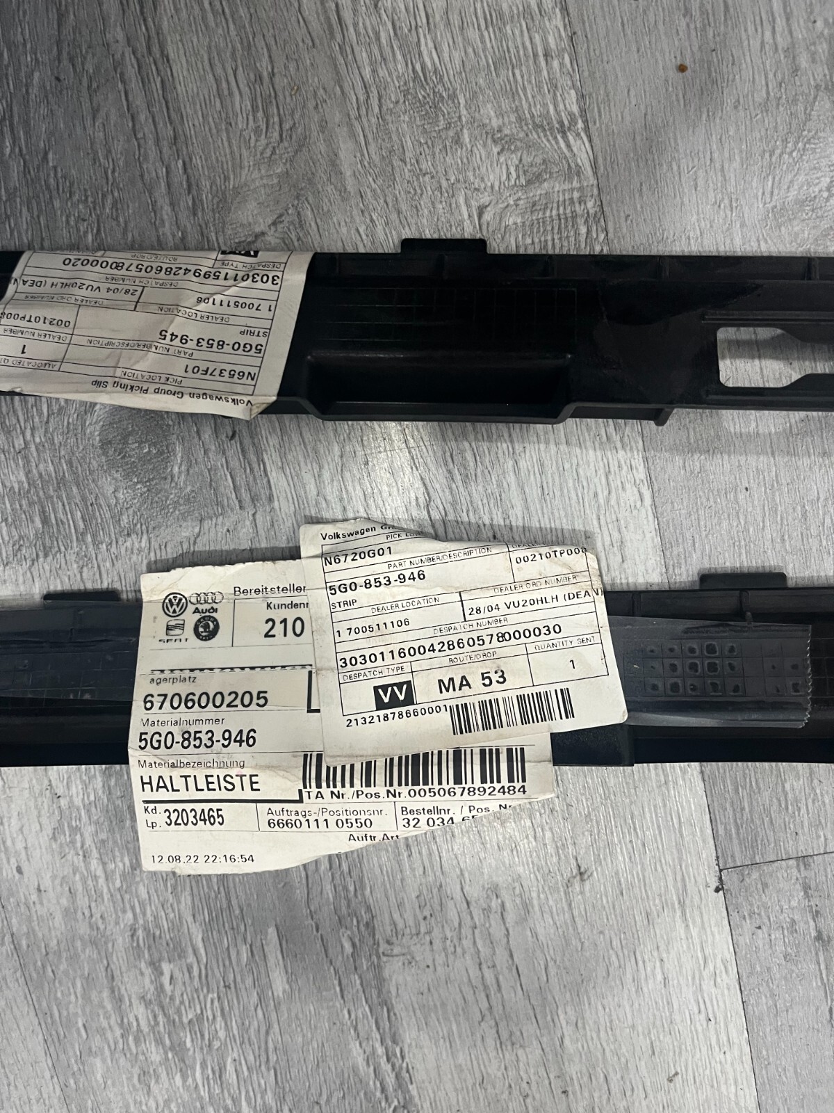 VW Golf R Mk7 Mk7.5 5G0827469F Volkswagen 5g0853945 | eBay 