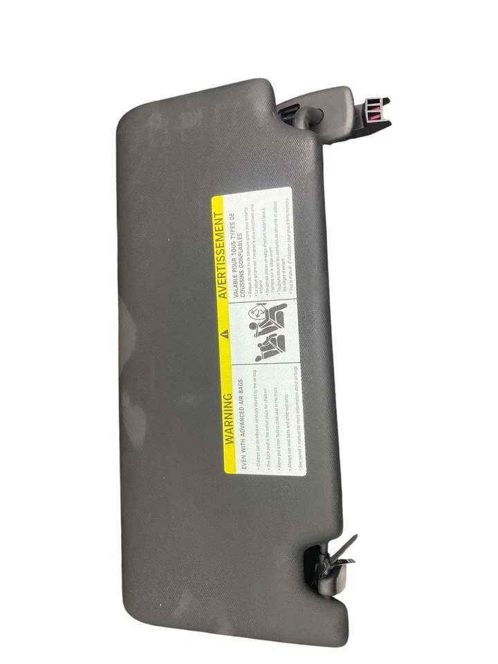 2019 - 2021 BMW 330i G20 OEM RIGHT PASSENGER SIDE WINDSHIELD SUN VISOR | BLACK - Image 2 of 4