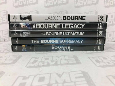 The Bourne Identity 1+2+3+4+5, Supremacy, Ultimatum, Legacy, Lot 5 DVDs gebraucht