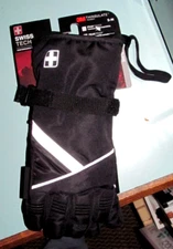 Boy's Ski Gloves~Swiss+Tech Black~Kid's Size S-M~ NEW w/tags
