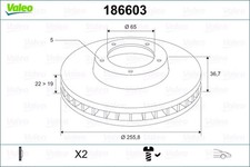 Disque de frein Volkswagen 183