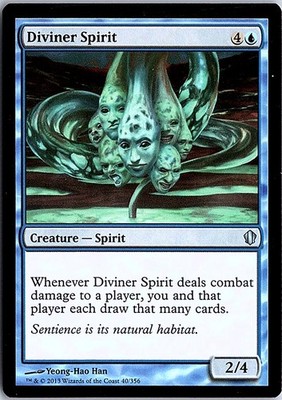Diviner Spirit U Commander 2013 40 LP Magic