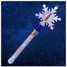 Light Up Frozen Snowflake Wand- Snowflake Spinning Wands,Magic Wand Rotating ...