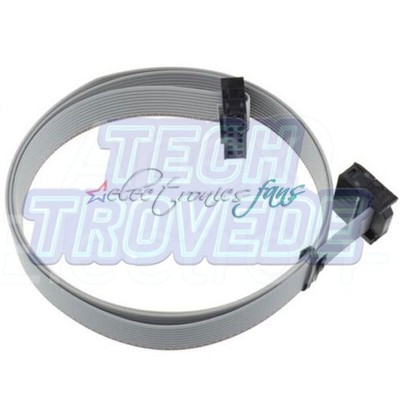 70CM 10 Pin USB ASP ISP JTAG AVR wire 10P IDC Flat Ribbon DATA Kabel 2.54mm ASS