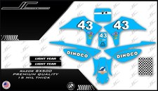 Razor SX500 graphics kit decals THICK AND HIGH GLOSS
