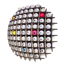 Golf Ball Display Case Holder Will Hold up to 78 Balls Great for Collectors