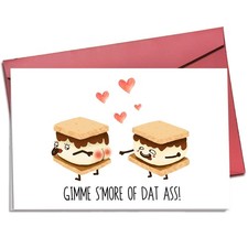 Valentines Day Card for Her, Girlfriend, Gf, Wife, Women - Funny Valentines G...