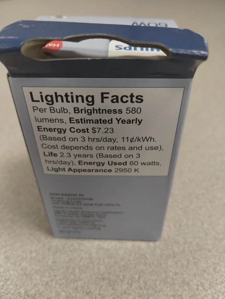 Philips Dimmable Indoor Outdoor 60 W  Medium Base E26 Halogen & Flood - 6 Pack - Image 4 of 4
