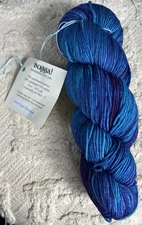 The Sanguine Gryphon Bugga “Great Purple Hairstreak” Handpainted Sock Yarn