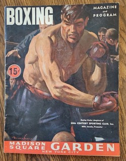 Madison Square Garden Boxing Program: Ceferino Garcia v Fred Apostoli 1939